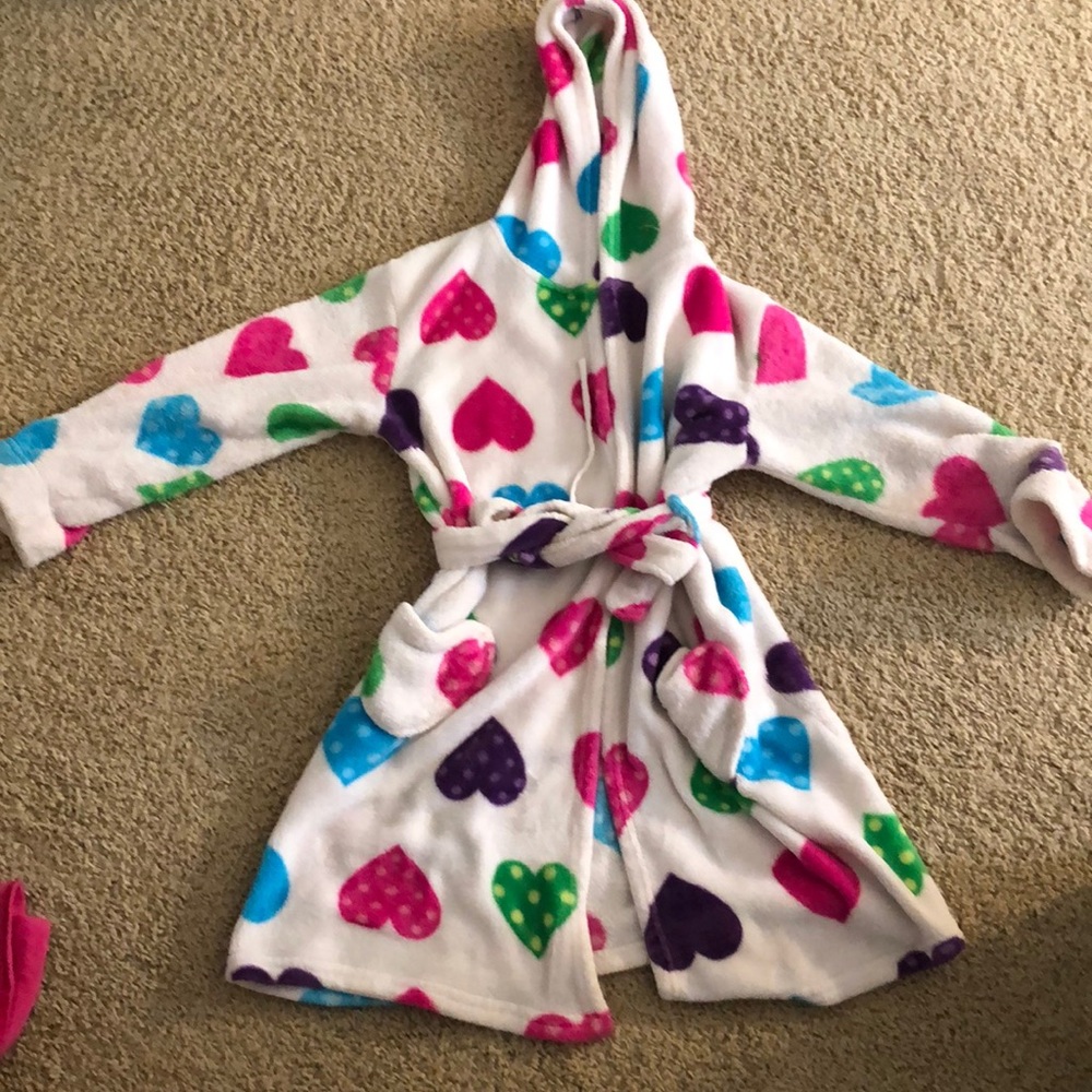 Cute girls bath robe